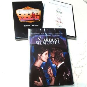 WOODY ALLEN 3-DVD Collection‎ Radio Days Zelig Stardust Memories Factory Sealed
